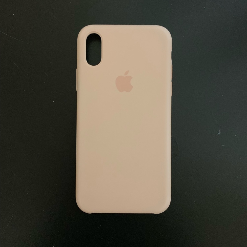 iPhone X/XS Apple Case (Pink Sand)
